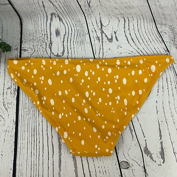 Kona Sol Yellow Dot Bikini Bottom- NWT - Picture 5 of 8